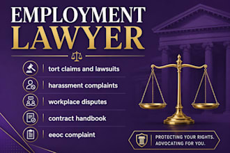 help with wrongful termination, harassment, and employment discrimination claims