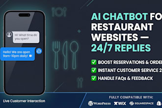 build an ai chatbot for your restaurant to handle faqs and bookings
