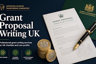 write a compelling UK charity grant proposal to secure funding fast