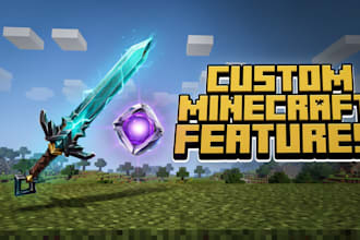 create custom minecraft mods, items and gameplay features for your server