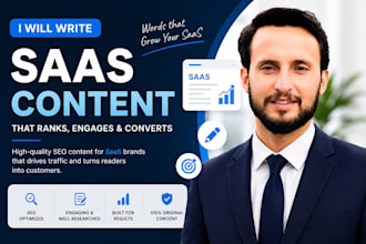 write high converting saas content and and b2b tech SEO blog post