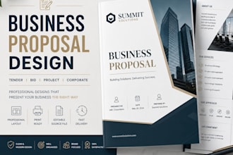 design a professional business proposal