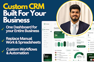 develop custom client portal and business dashboard web application