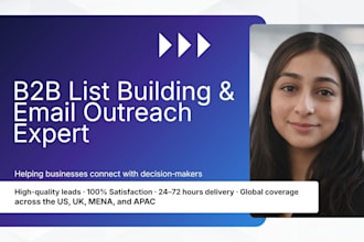provide b2b lead generation and verified emails