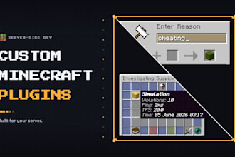develop a custom paper minecraft plugin for your server