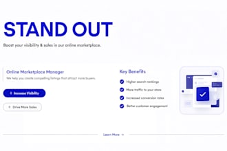 design a professional fiverr gig image or marketplace cover