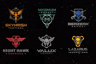 create a patch military tactical badge logo design