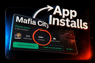 mobile app promotion, 10m app installs users, android app rating review