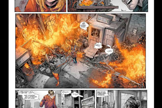 comic artist for comic book page comic strip graphic