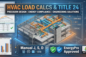 hvac load calculations and title 24 energy modeling