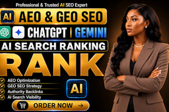 build ai visibility score to rank website in gemini, chatgpt with GEO aeo SEO