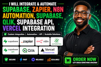 do supabase zapier n8n automation supabase qlik supabase api vercel integration