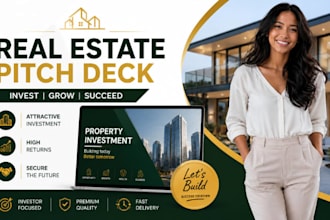 real estate pitch deck property investment presentation investor deck expert pro
