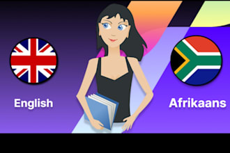 translate documents from afrikaans to english and vice versa