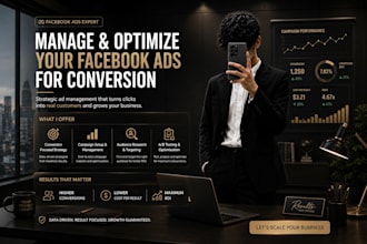 manage and optimize your facebook ads for conversion