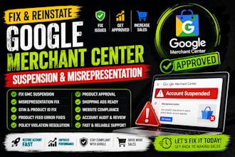 fix google merchant center suspension misrepresentation fix gmc gtin feed issues