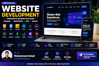 design and develop modern, responsive, frontend websites