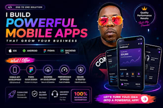 do mobile app development, figma design, ios and android backend apis gaming app
