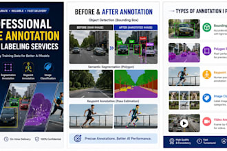 provide accurate image annotation and data labeling services