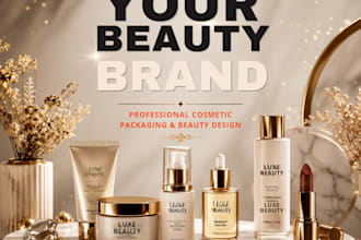create luxury beauty packaging and cosmetic design