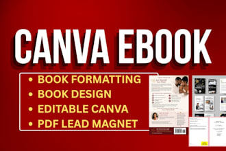 editable canva ebook,canva ebook design, redesign canva ebook, ebook format