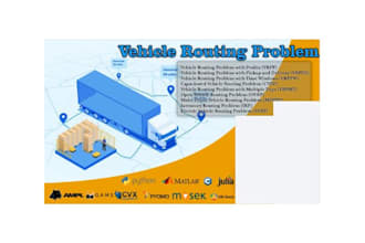 solve vehicle routing and scheduling optimization problems by cplex, gurobi