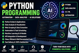 do python scripts and data analysis