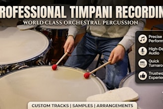 record professional timpani tracks with orchestral precision for your songrecord
