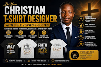 design christian apparel with bible verses and inspirational quotes