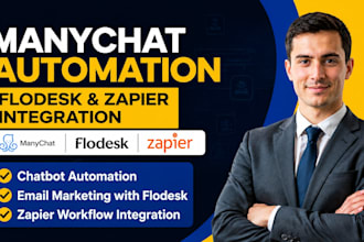 manychat automation with flodesk and zapier integration