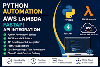 build python automation scripts and AWS lambda solutions