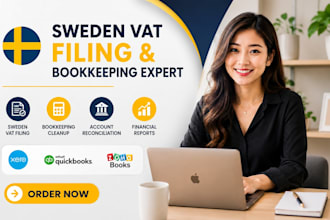do sweden vat filing bookkeeping cleanup in xero quickbook and zoho books