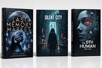 design an eyecatching book cover for fiction and nonfiction