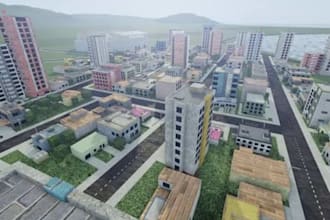 custom roblox game map realistic city roleplay military fps, roblox map builder