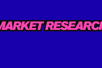 do internet research, market research, data entry