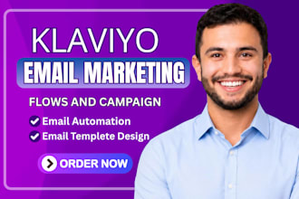 set up klaviyo email marketing automation, shopify klaviyo flows campaigns