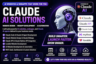 claude code claude ai agent claude website design claude webapp claude mytho api