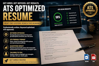 create a professional ats optimized resume, and europass CV