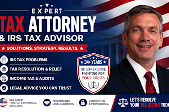 be your expert tax attorney for irs issues and tax relief