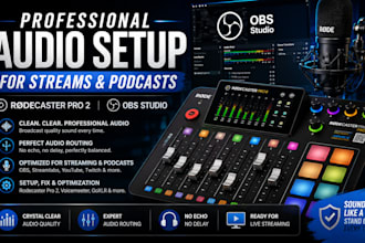 setup rodecaster pro 2 with obs for broadcast quality streaming audio