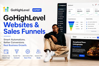 gohighlevel website design gohighlevel landing page go highlevel sales funnel