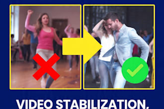 stabilize shaky video and remove noise for reels and shorts