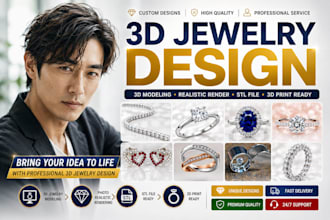 design 3d jewelry design 3d printing stl file 3d jewelry modeling pendant zbrush