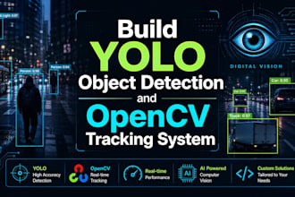 build yolo object detection and opencv tracking system
