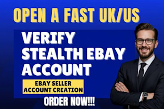 create verified ebay seller account USA ebay store setup ebay account creation