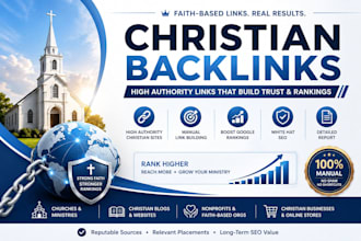 build high authority christian backlinks link building for website ranking