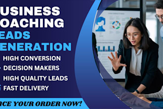 targeted business coaching leads, lead generation, business consultant, meta ads