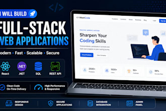 build a full stack website or web application for your business