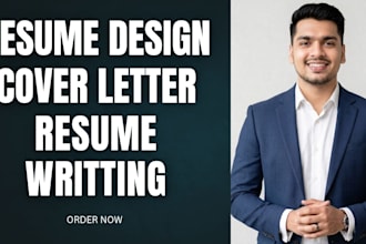 design a modern and professional resume CV for any job