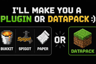 make a minecraft datapack or plugin for you